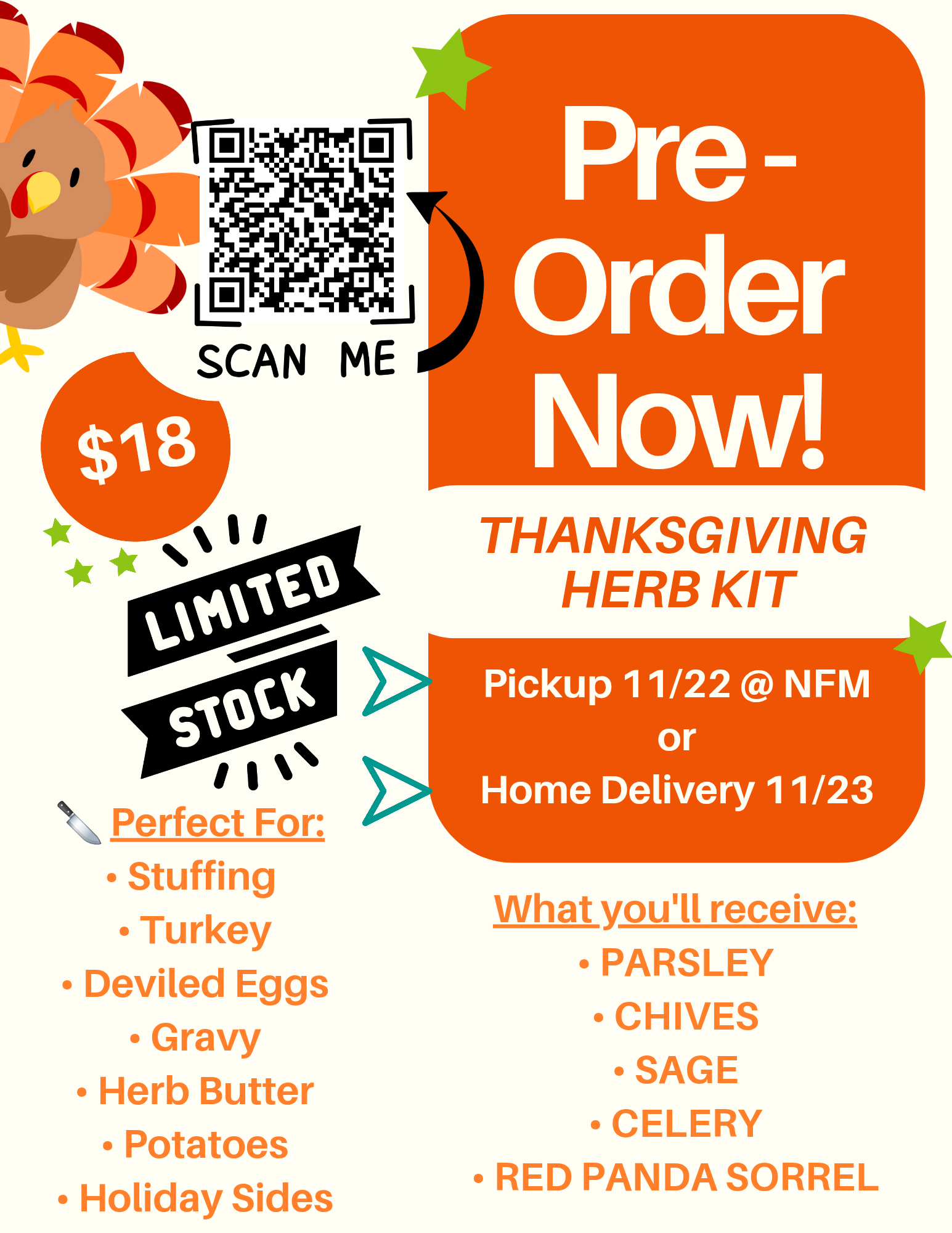 Thanksgiving Herb Kit