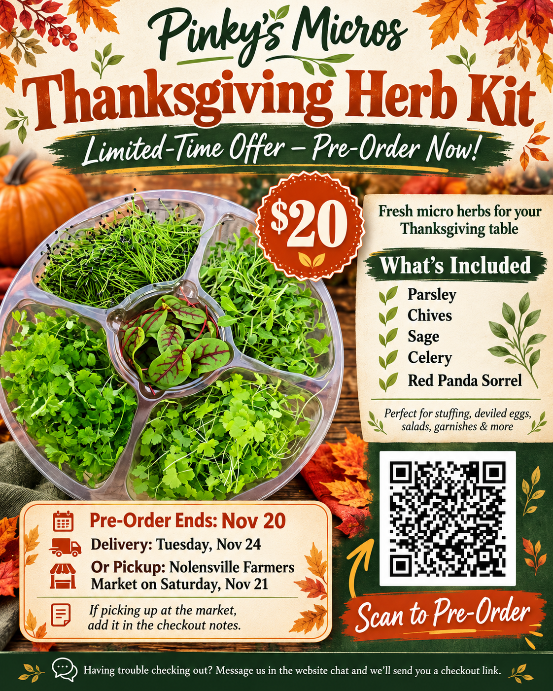 Thanksgiving Herb Kit