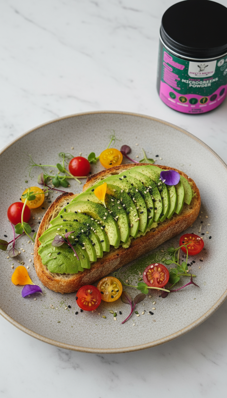 Freeze-Dried Microgreens Powder