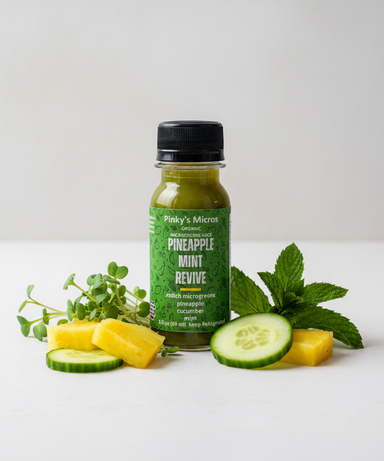 Pineapple Mint Revive Juice