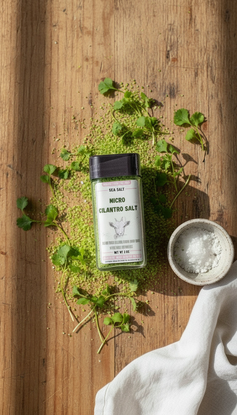 Micro Cilantro Sea Salt