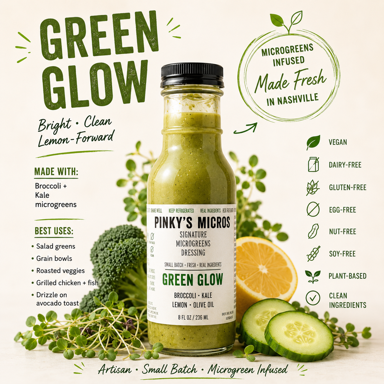 GREEN GLOW Dressing