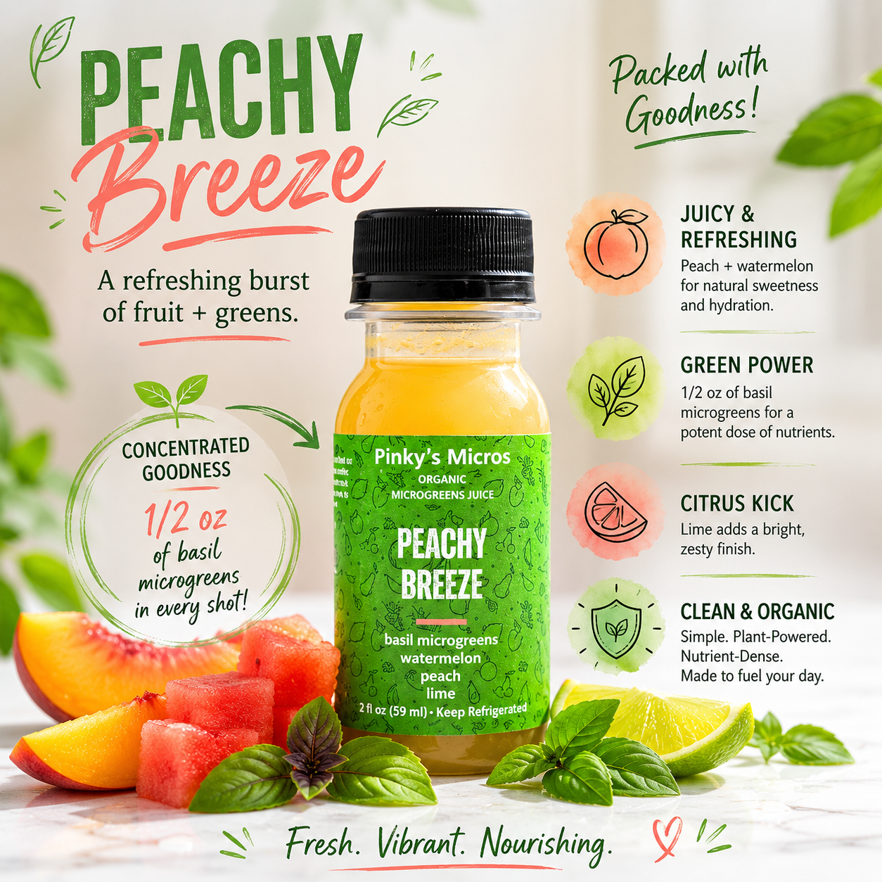 Peachy Breeze Juice