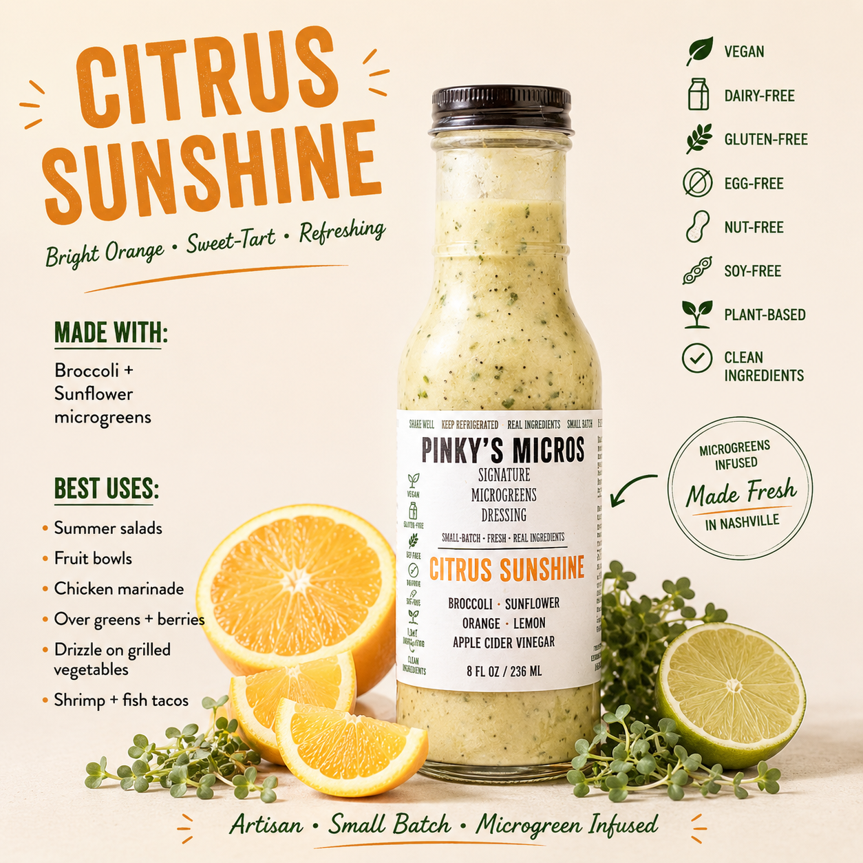 CITRUS SUNSHINE Dressing