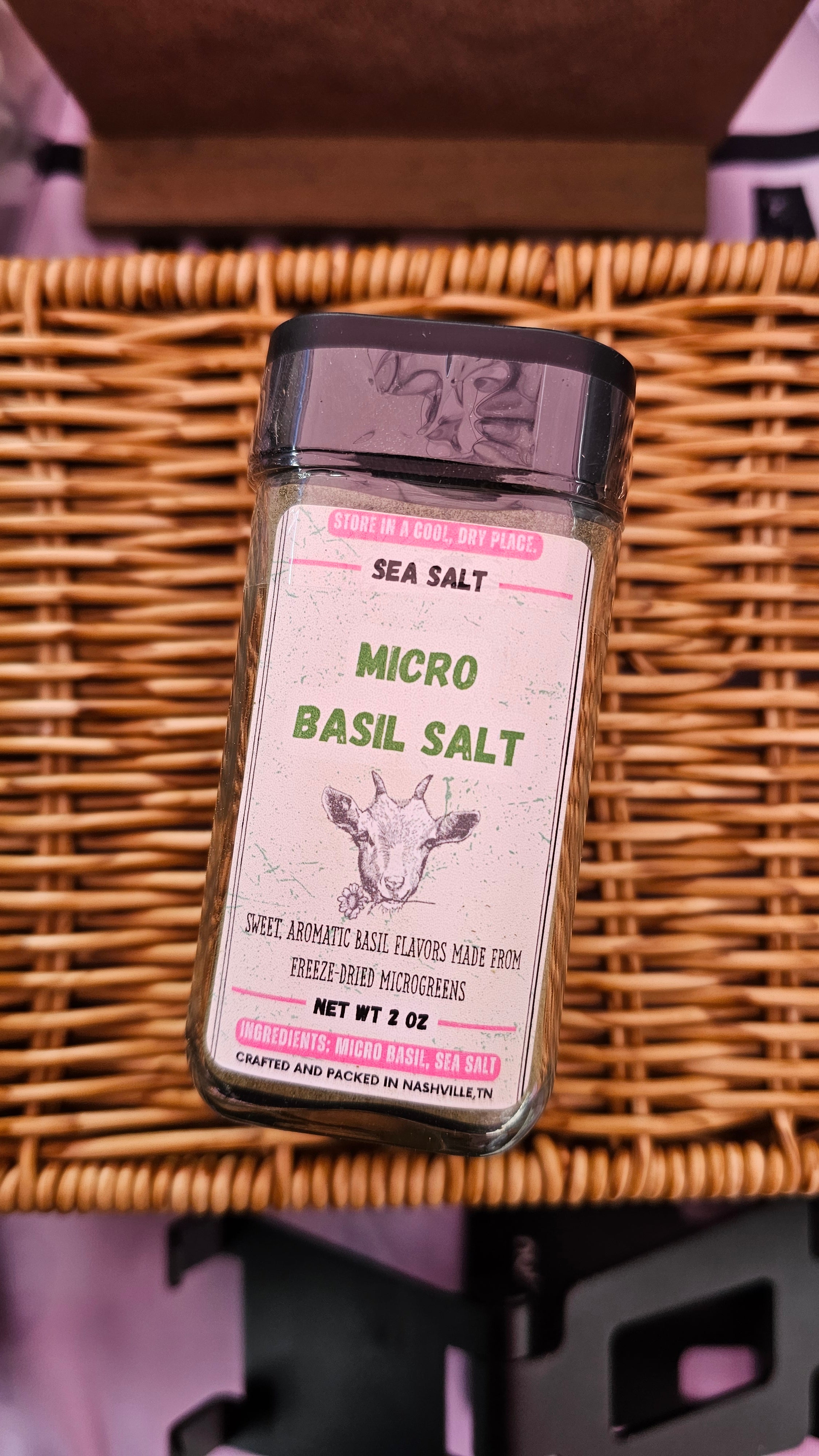 Micro Basil Sea Salt