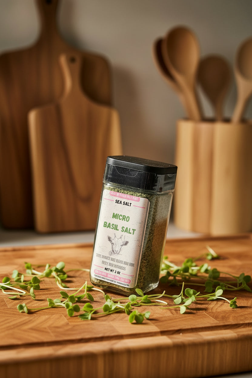 Micro Basil Sea Salt