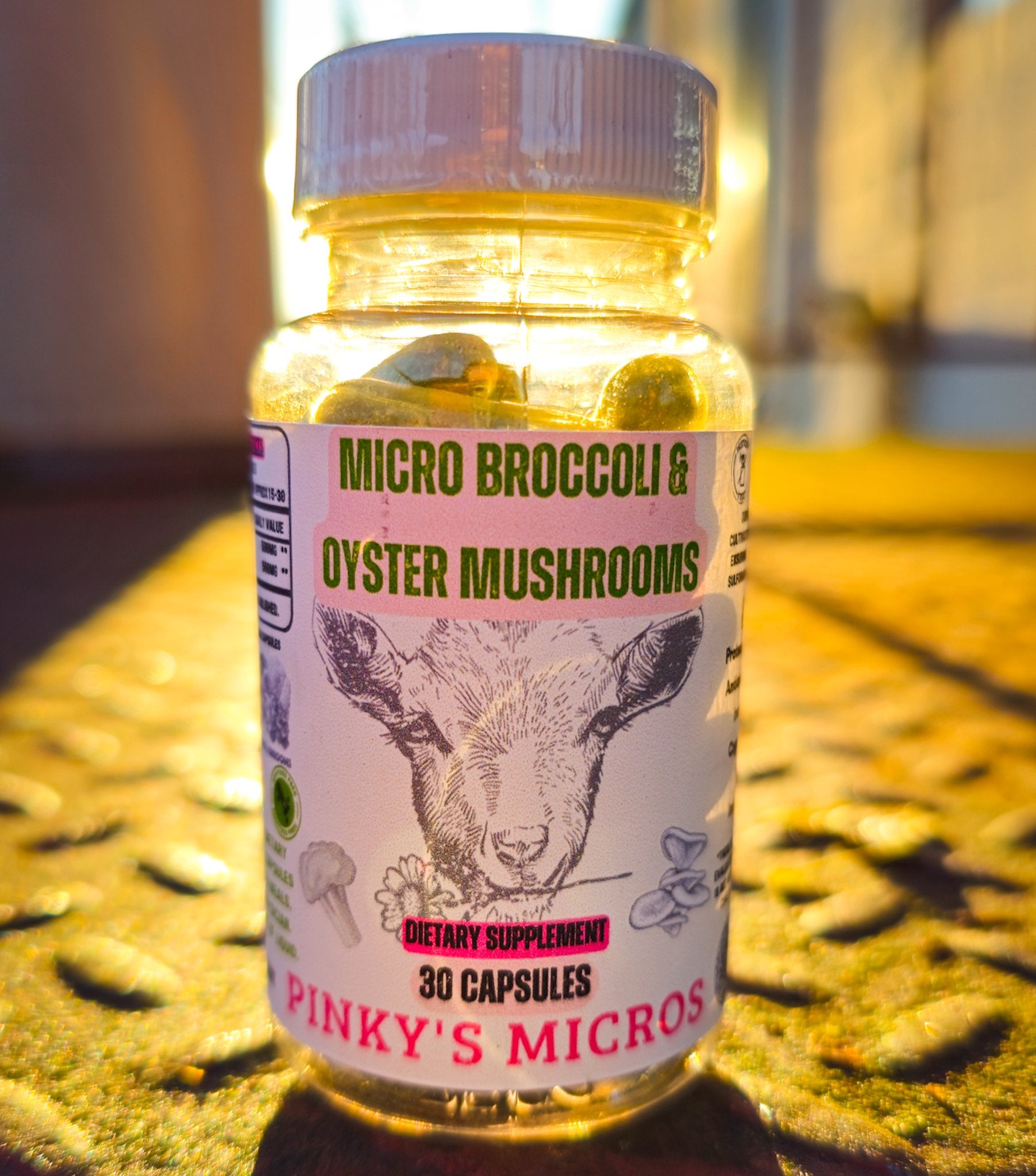 Micro Broccoli & Oyster Mushrooms Capsules