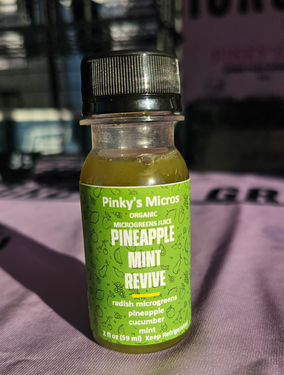 Pineapple Mint Revive Juice