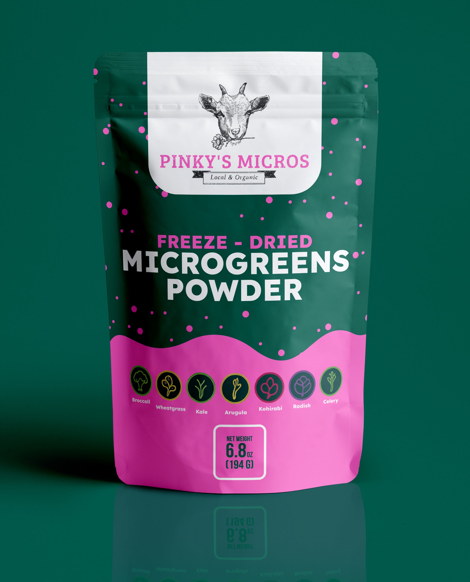 Freeze-Dried Microgreens Powder