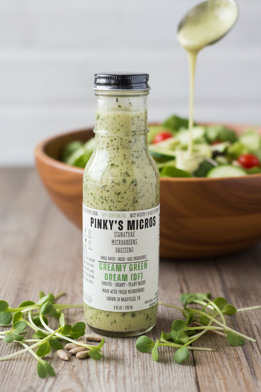 CREAMY GREEN DREAM (Dairy-Free) Dressing
