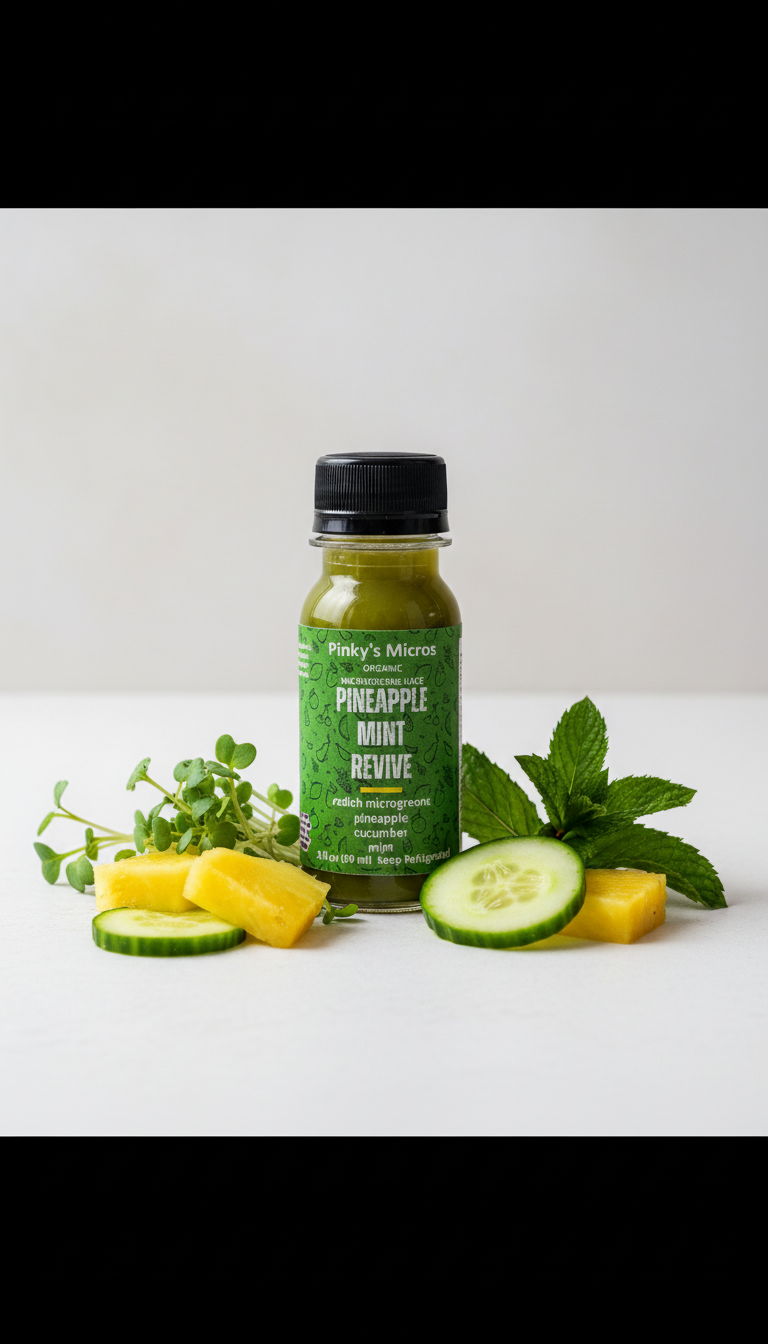 Pineapple Mint Revive Juice