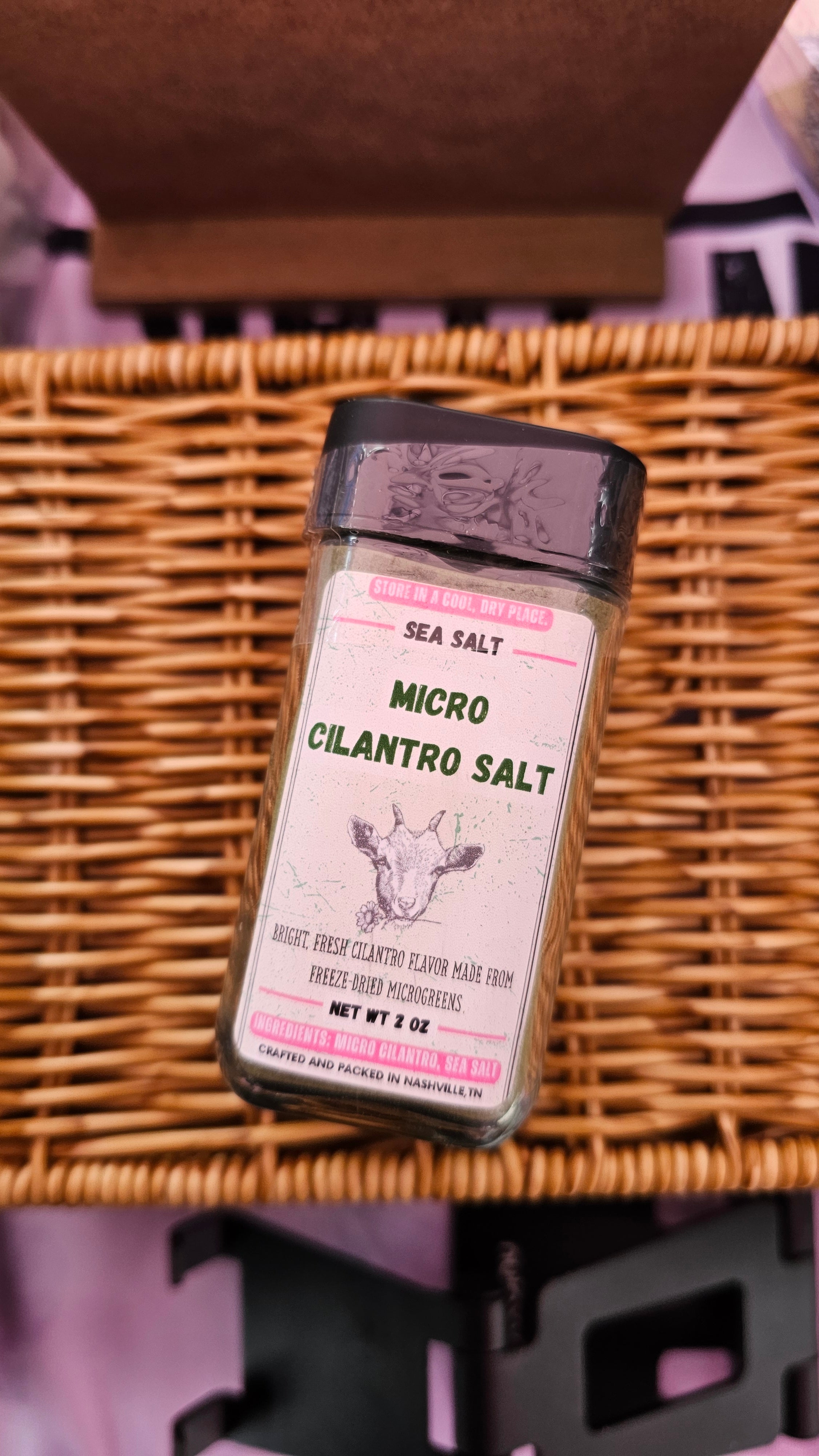 Micro Cilantro Sea Salt