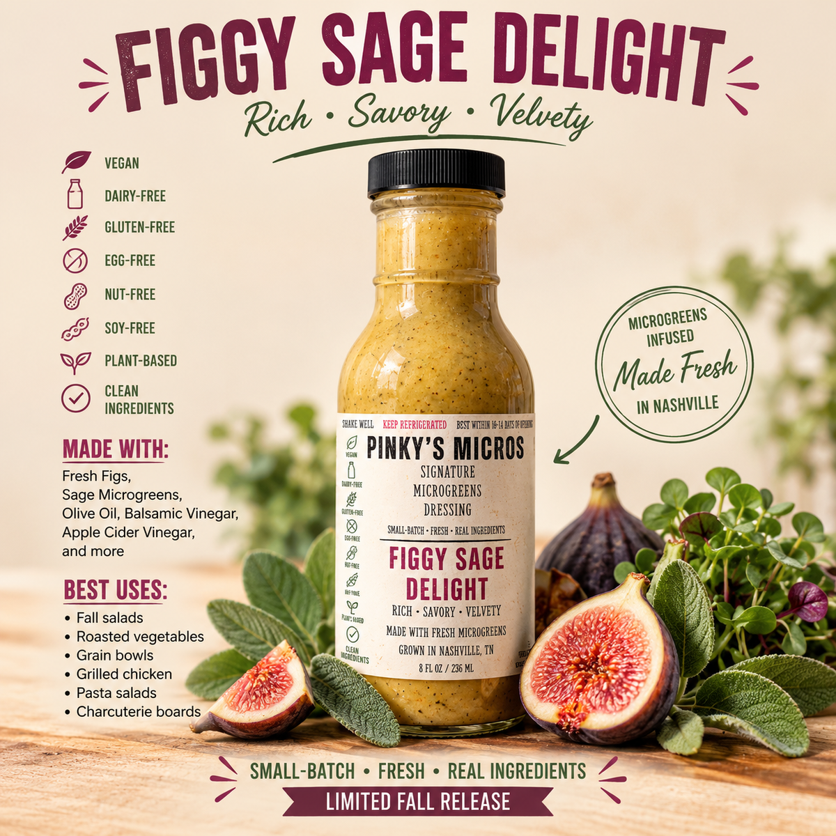 FIGGY SAGE DELIGHT Dressing